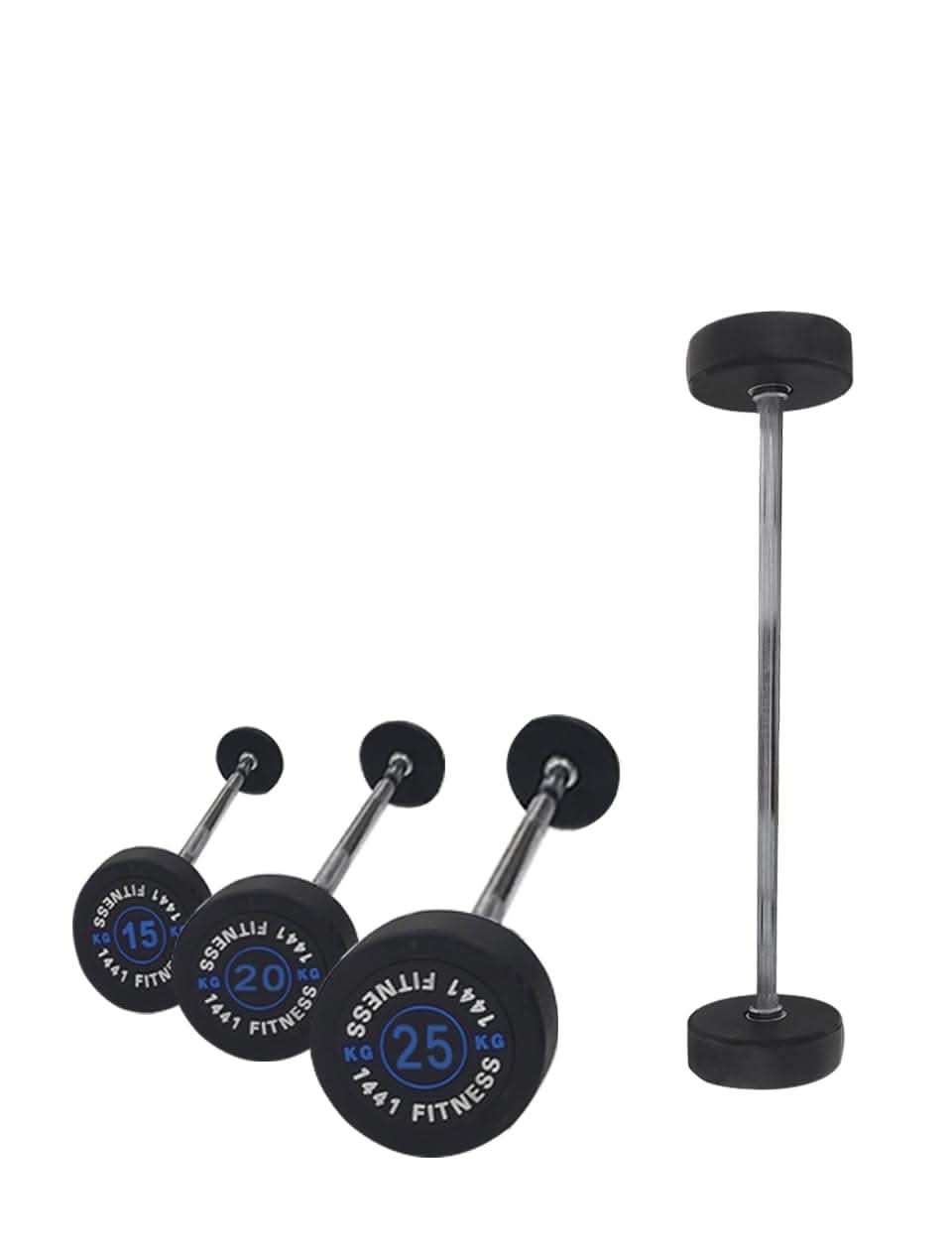1441 Fitness Fixed Straight Barbell Weight - 10 kg - 50 kg
