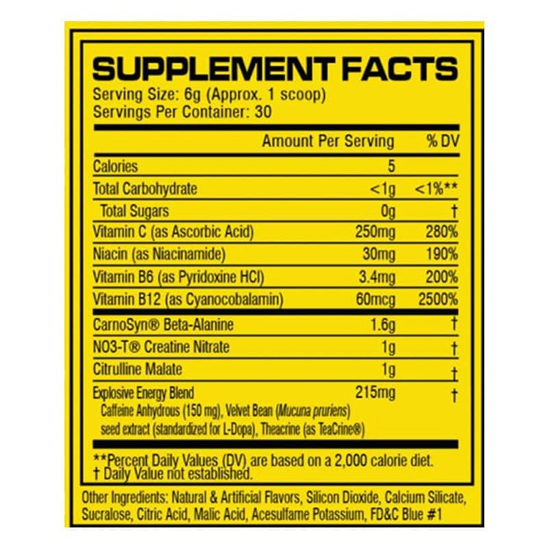 Cellucor C4 Original Pre Workout Powder for Immune Support, Fruit Punch, 30 Servings