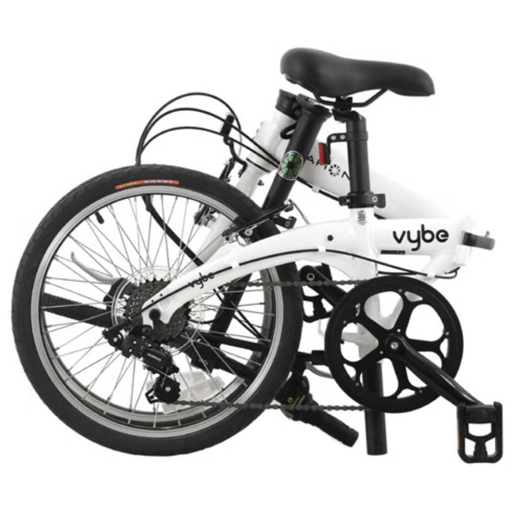 Dahon, Vybe D7 Folding Bike, White - Athletix.ae