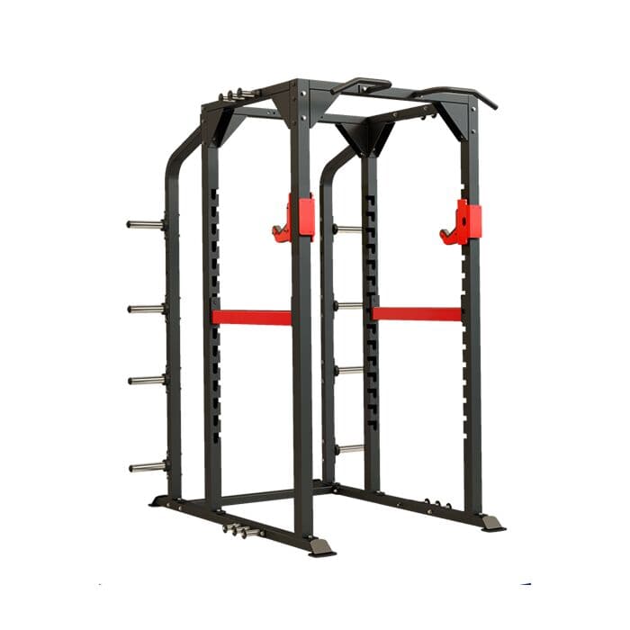 Insight Fitness Power Rack DH020, Black, Red - Athletix.ae