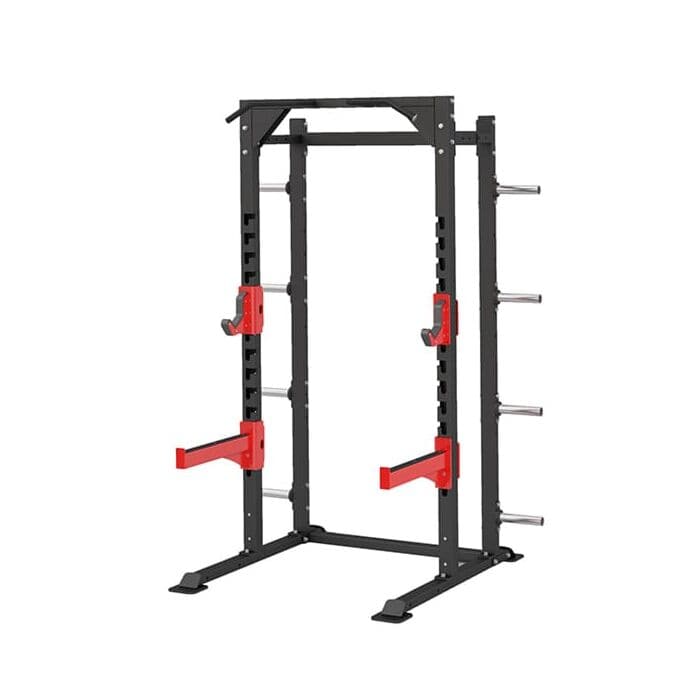 Insight Fitness Half Rack DH024, Black, Red - Athletix.ae