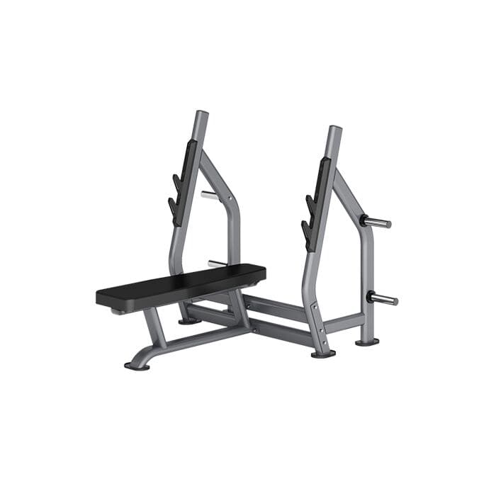 Insight Fitness, Flat Olympic Bench DR004B, Grey - Athletix.ae