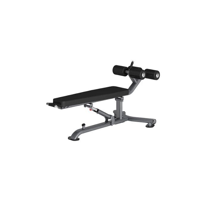 Insight Fitness, Decline Adjustable Bench DR025B, Gray - Athletix.ae