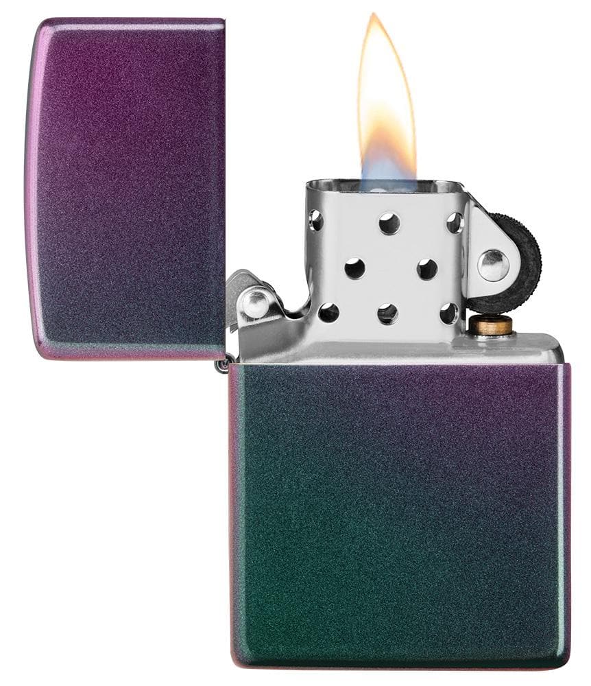 Zippo 49146 Classic Iridescent Matte Windproof Lighter, Classic Model, Multi-colour - OUTBACK