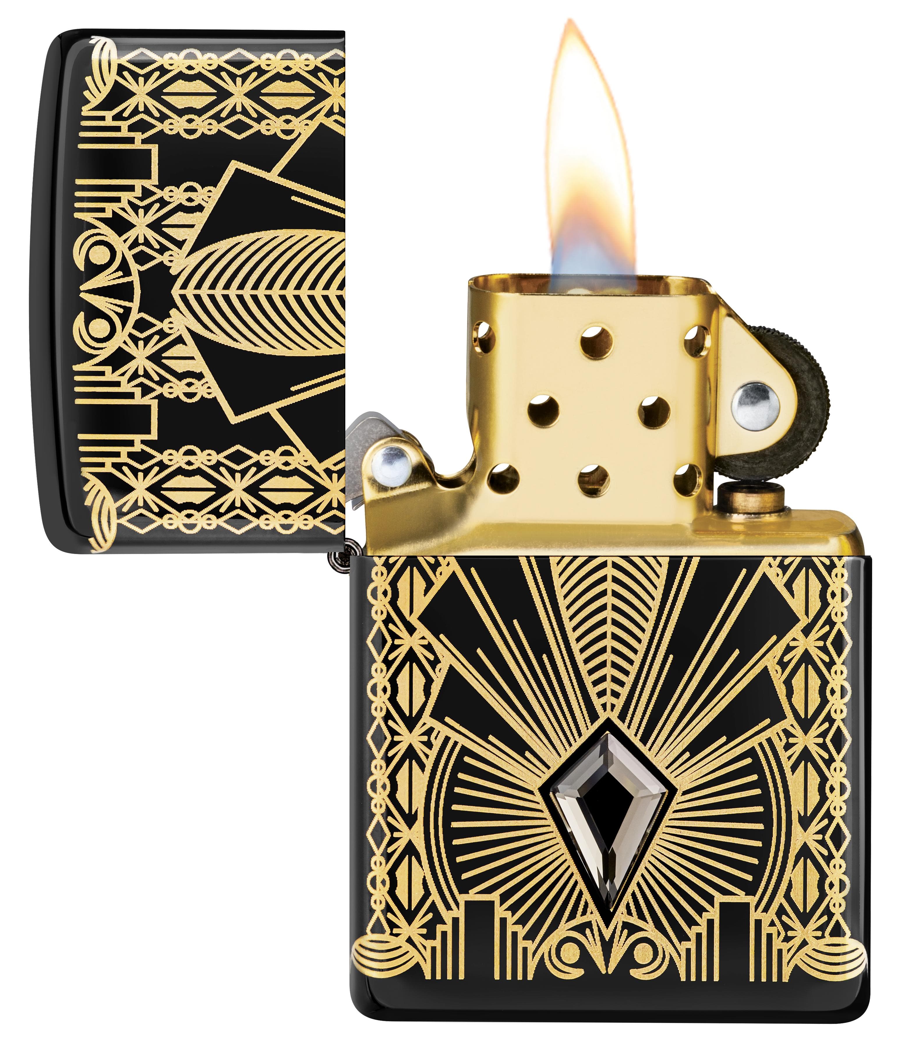 Zippo 49502 2021 Collectible of the Year Limited Edition Windproof Lighter, Armor Model, Black - OUTBACK