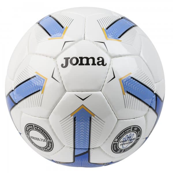 Joma, Fifa Iceberg Ii Soccer Ball Size 5, White-Turq - Athletix.ae
