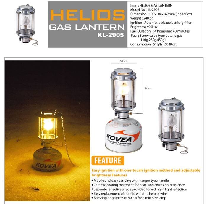 Kovea Helios Lantern KL-2905 - OUTBACK