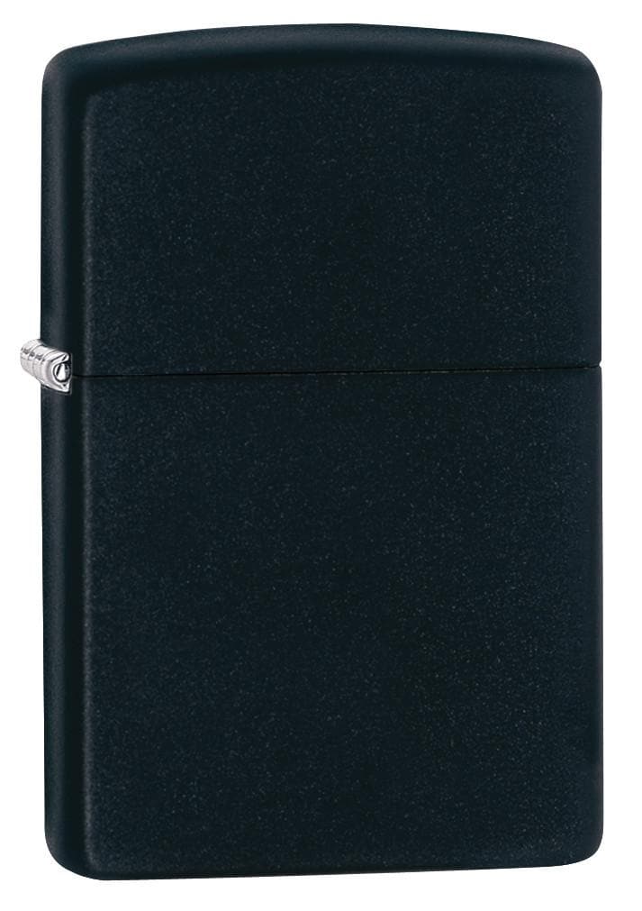 Zippo 218 Classic Black Matte Windproof Lighter, Classic Model, Black - OUTBACK