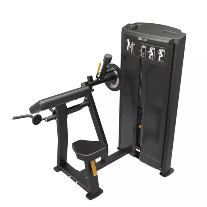 Impulse Fitness, Dual Bicep/Tricep Machine, If9333, Black - Athletix.ae