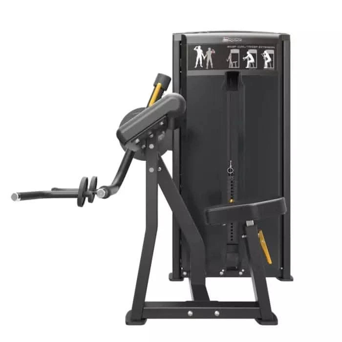 Impulse Fitness, Dual Bicep/Tricep Machine, If9333, Black - Athletix.ae