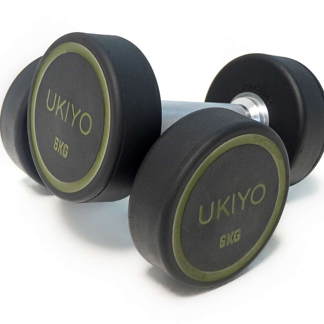 Ukiyo Premium Round Dumbbells, Sold as Pair