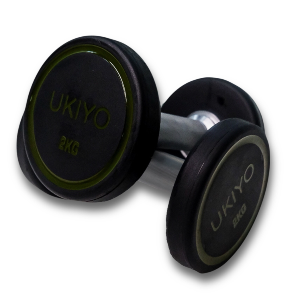 Ukiyo Premium Round Dumbbells, Sold as Pair