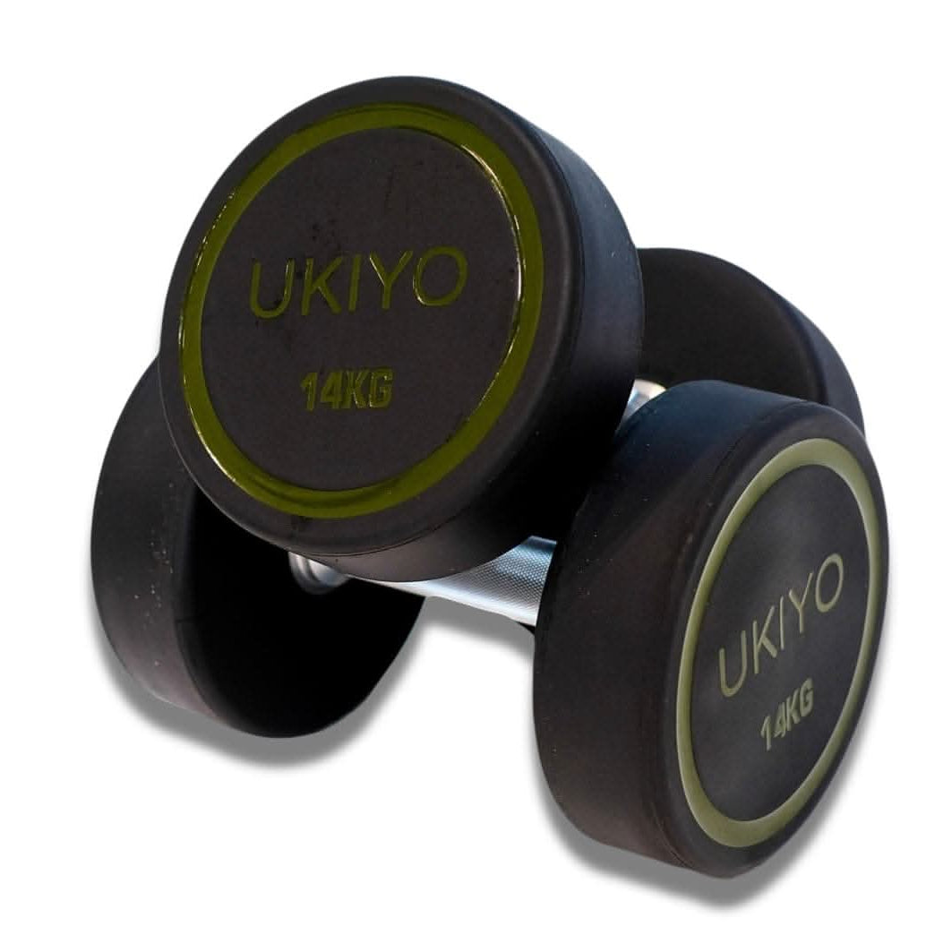 Ukiyo Premium Round Dumbbells, Sold as Pair