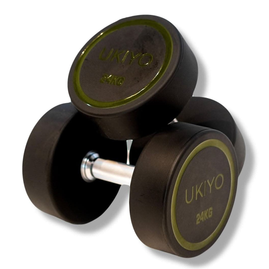 Ukiyo Premium Round Dumbbells, Sold as Pair