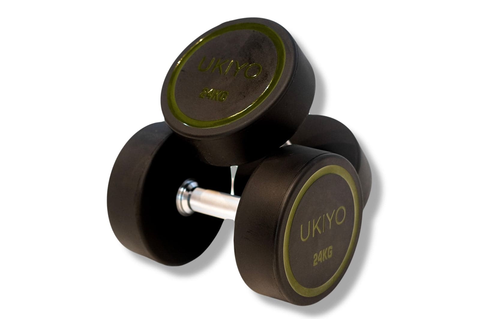 Ukiyo Premium Round Dumbbells, Sold as Pair - Athletix.ae