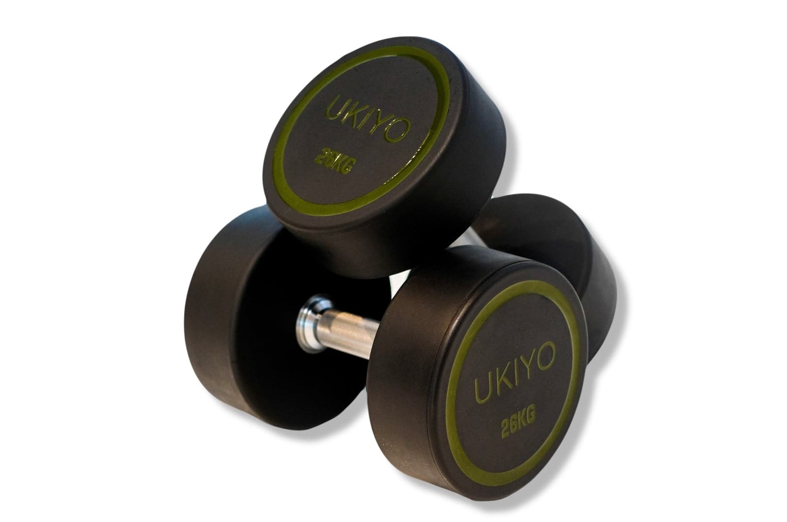 Ukiyo Premium Round Dumbbells, Sold as Pair - Athletix.ae