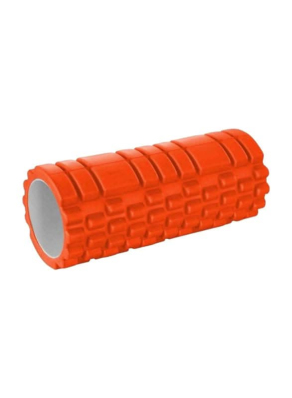 York, Fitness Hollow Eva Foam Roller 14 X 33Cm, 60477, Orange - Athletix.ae