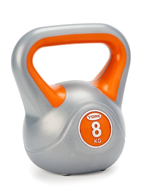 York, Vinyl Kettlebell (2 Kg to 14 Kg, Sold as Piece) - Athletix.ae