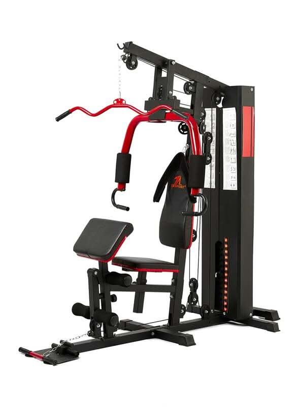 Ta Sports, One Station Home Gym, Xl2, Black/Red - Athletix.ae