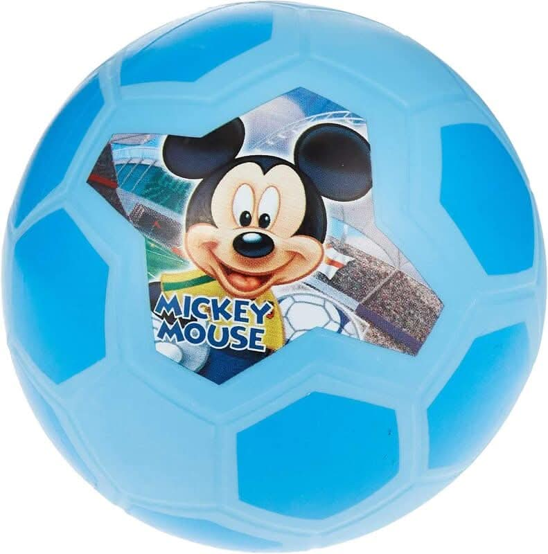 Mesuca, 7.5-Inch Pvc Mickey Mouse Soccer Ball, Dab40474-A, Blue - Athletix.ae