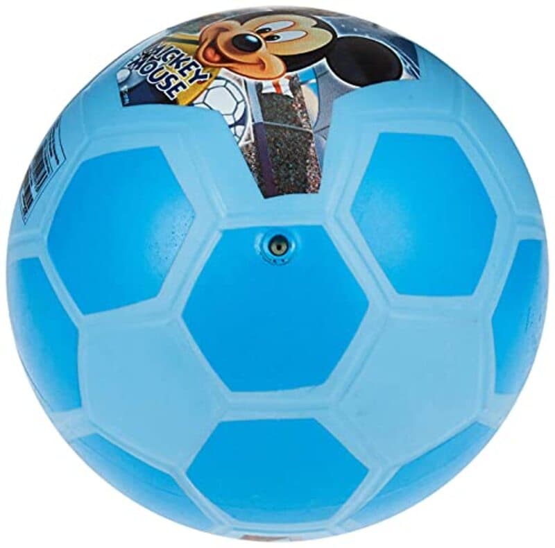 Mesuca, 7.5-Inch Pvc Mickey Mouse Soccer Ball, Dab40474-A, Blue - Athletix.ae