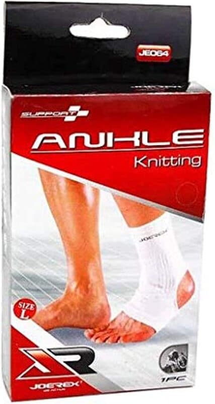 Joerex, Large Ankle Support, White - Athletix.ae