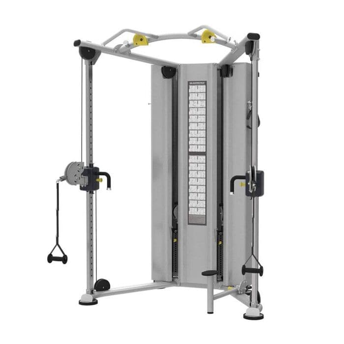 Impulse Fitness, Dual Adjustable Pulley, It9530, Silver & Black - Athletix.ae