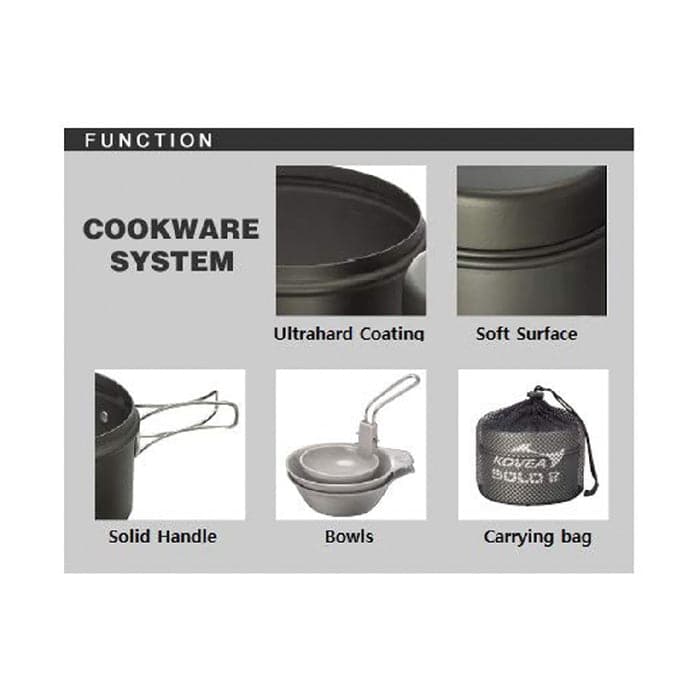 Shop for Kovea KSK-Solo2 Cook Set on outback.ae