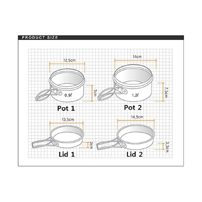 Shop for Kovea KSK-Solo2 Cook Set on outback.ae