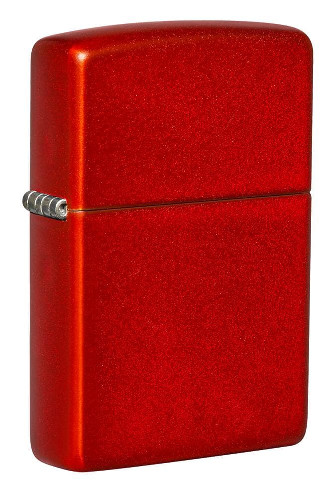 Zippo 49475 Metallic Red Classic Windproof Lighter, Classic Model, Red - OUTBACK