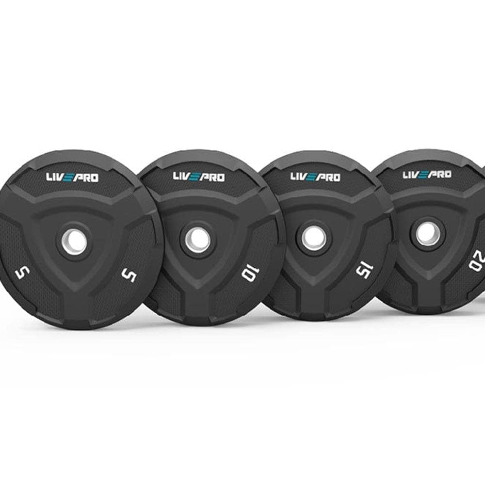 Live up Pro Bumper Plates polyurethane premium quality (5 to 20 KG) - Prosportsae.com