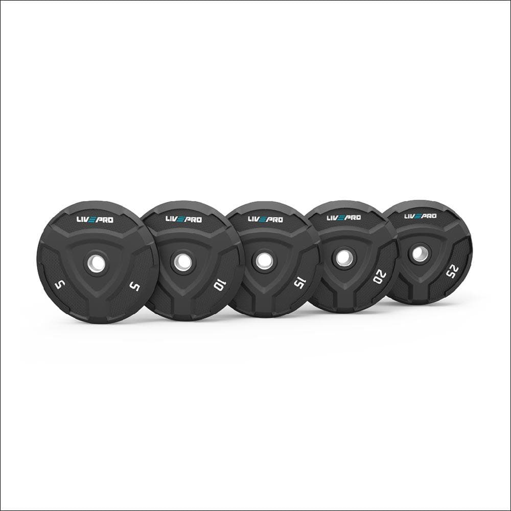 Live up Pro Bumper Plates polyurethane premium quality (5 to 20 KG) - Prosportsae.com