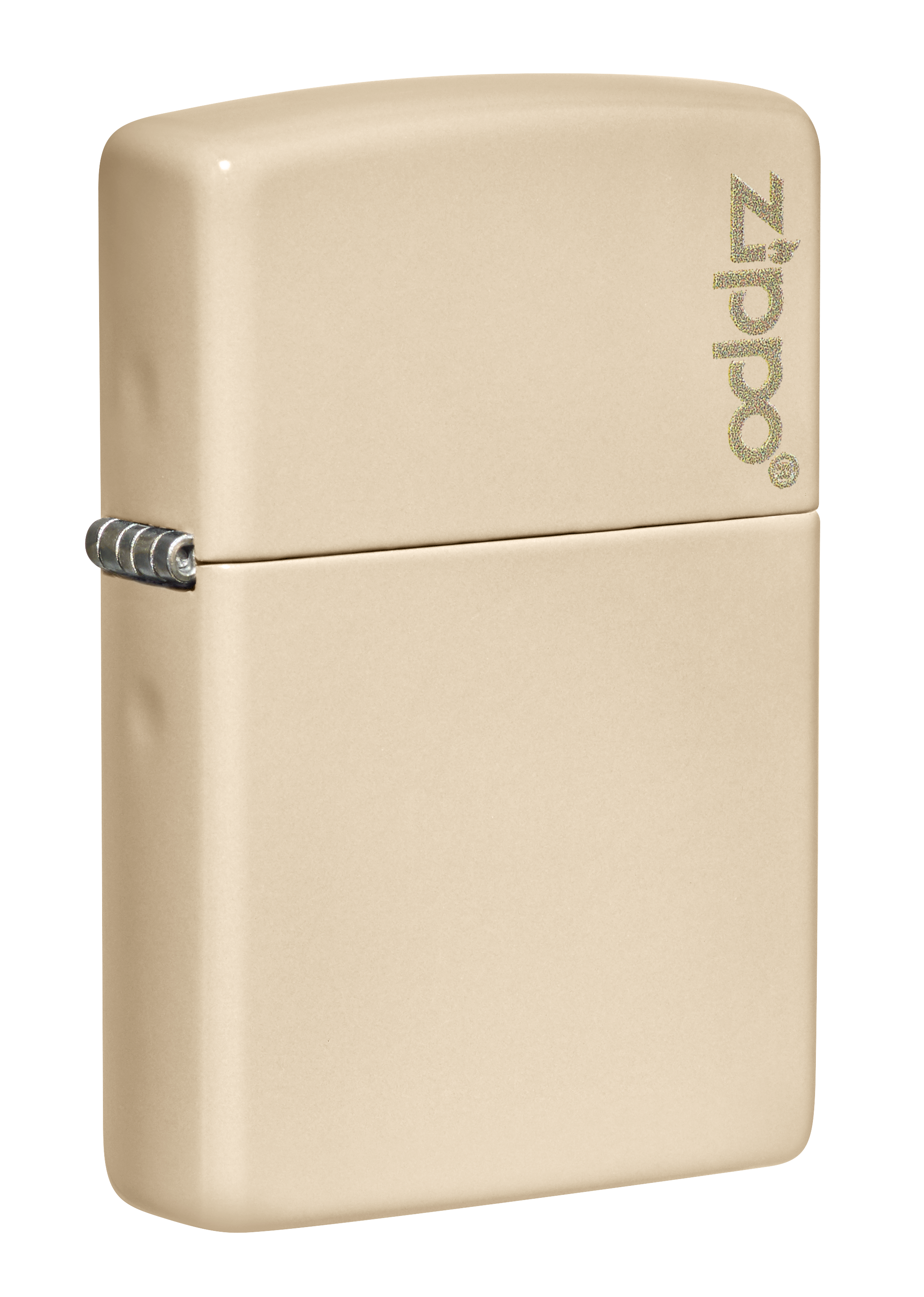 Zippo 49453ZL Flat Sand with Zippo Logo Windproof Lighter, Classic Model, Yellow - OUTBACK