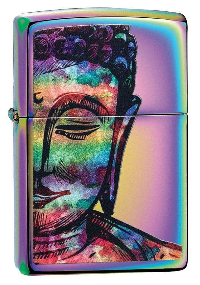 Zippo 49136 Bright Buddha Design Multi Color Windproof Lighter, Classic Model, Multi-colour - OUTBACK