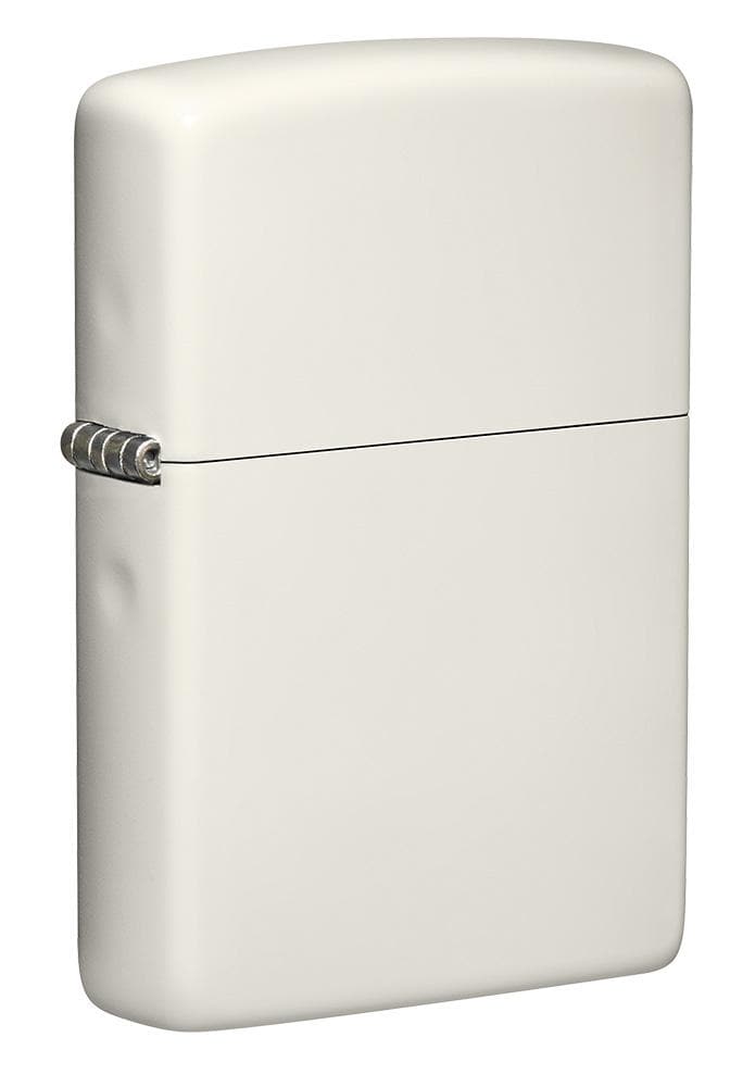 Zippo 49193 Classic Glow In The Dark Matte Windproof Lighter, Classic Model, White - OUTBACK