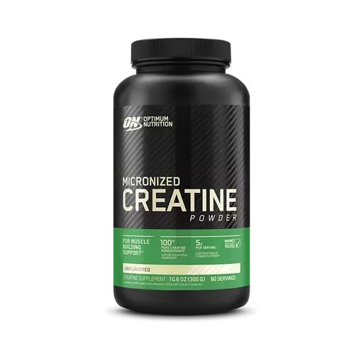 Optimum Nutrition Micronized Creatine Powder for Muscle Size, Strength & Performance, Unflavored, 300 Grams