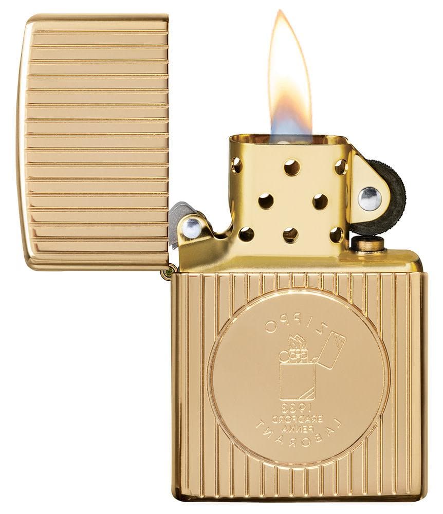 Zippo 49631 29261 Founder'S Day Collectible Windproof Lighter, Armor Model, Gold - OUTBACK