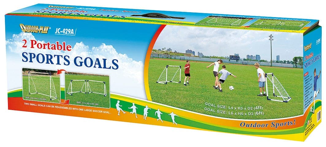 TA Portable Soccer Goal Set (2 Set), Jc-429A - Athletix.ae