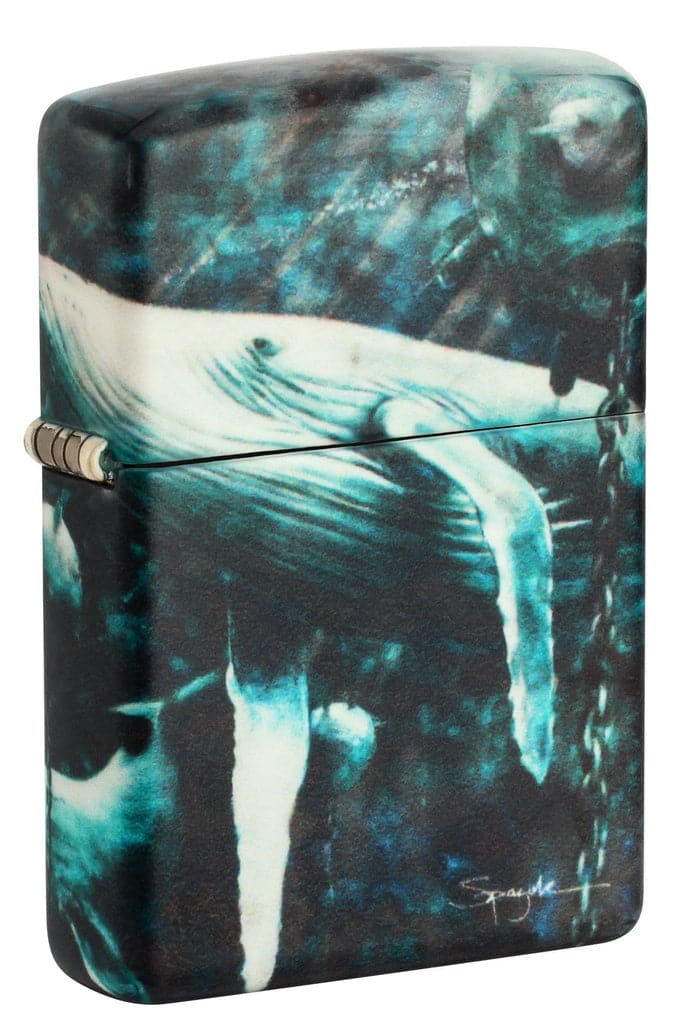 Zippo 48627 49352 Spazuk Whale Design 540 Color Windproof Lighter - OUTBACK