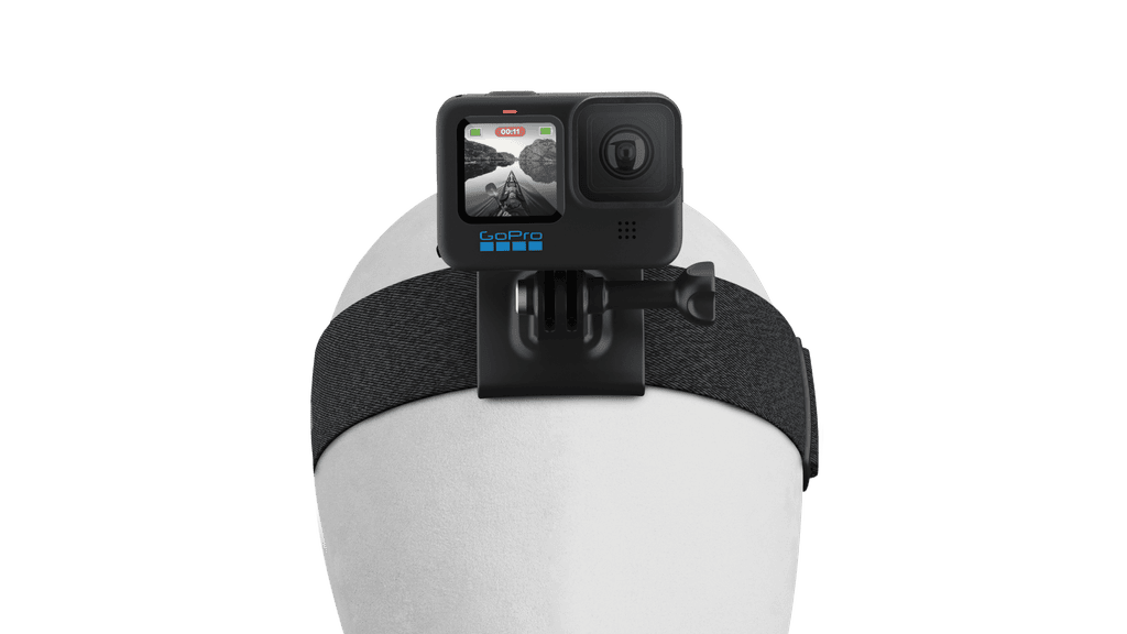 Gopro, Head Strap 2.0, Top Strap, Camera Clip Mount And Thumb Screw, Black - Athletix.ae