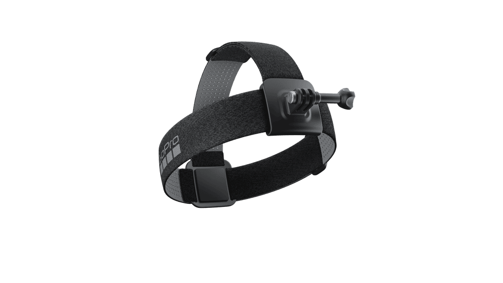 Gopro, Head Strap 2.0, Top Strap, Camera Clip Mount And Thumb Screw, Black - Athletix.ae