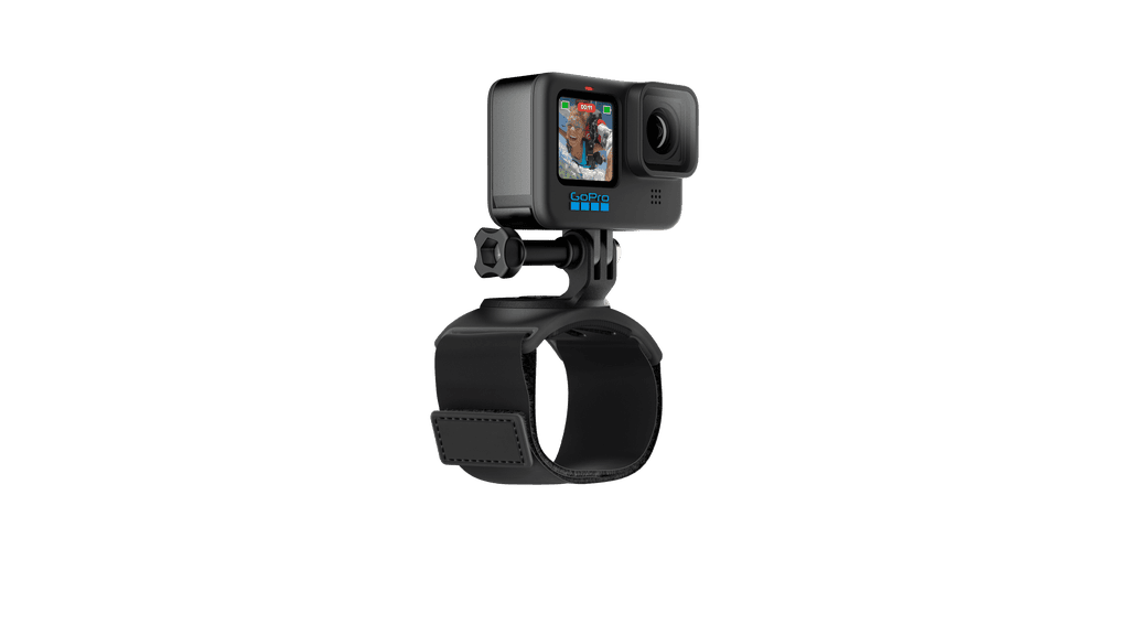 Gopro, Hand + Wrist Strap Rotating Mount, Hand Strap And Wrist Strap, Black - Athletix.ae