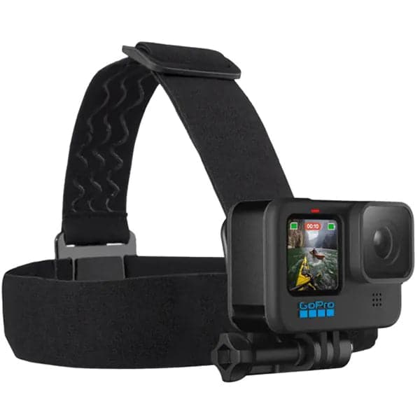 Gopro, The Handler Floating Hand Grip Head Strap Plus Quickclip Compact Case Thumb Screw, Black - Athletix.ae