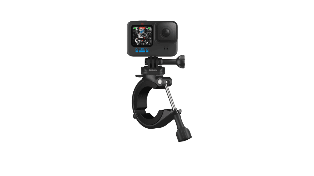 Gopro, Large Tube Mount, Rubber Insert, Vertical Mounting Buckle And Long Thumb Screw, Black - Athletix.ae