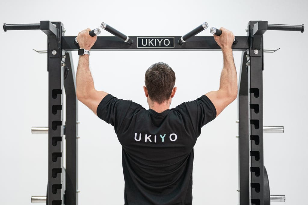 Ukiyo Squat Rack with Wooden and Rubber Platform