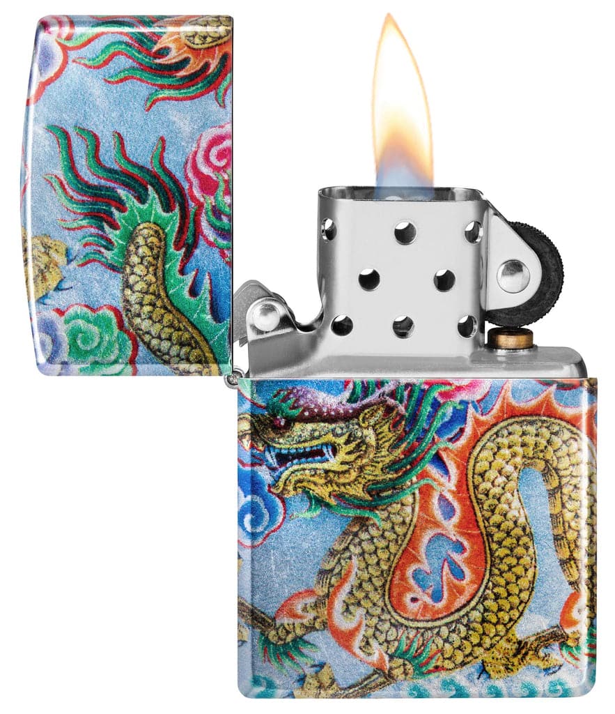 Zippo 48575 48459 Dragon Design 540 Fusion Windproof Lighter - OUTBACK