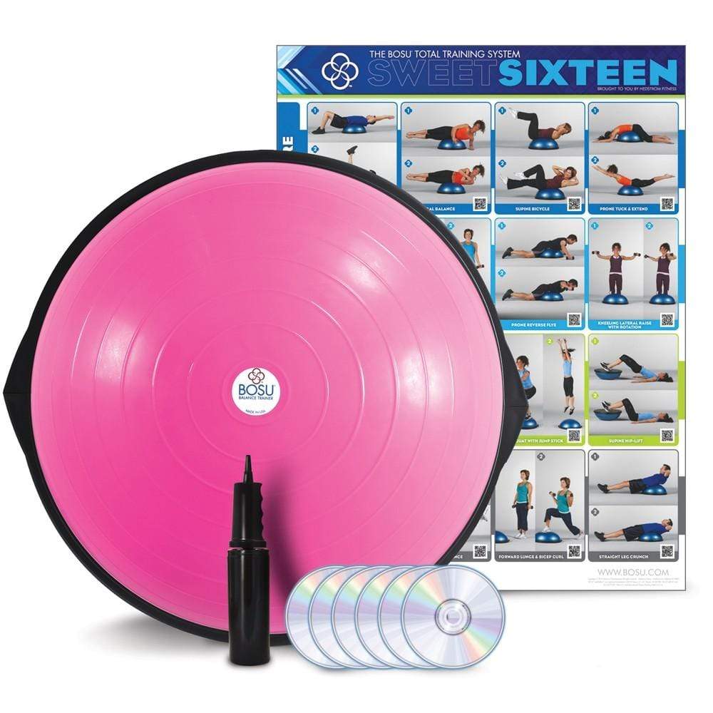 MeFitPro Pink Bosu Home Balance Trainer