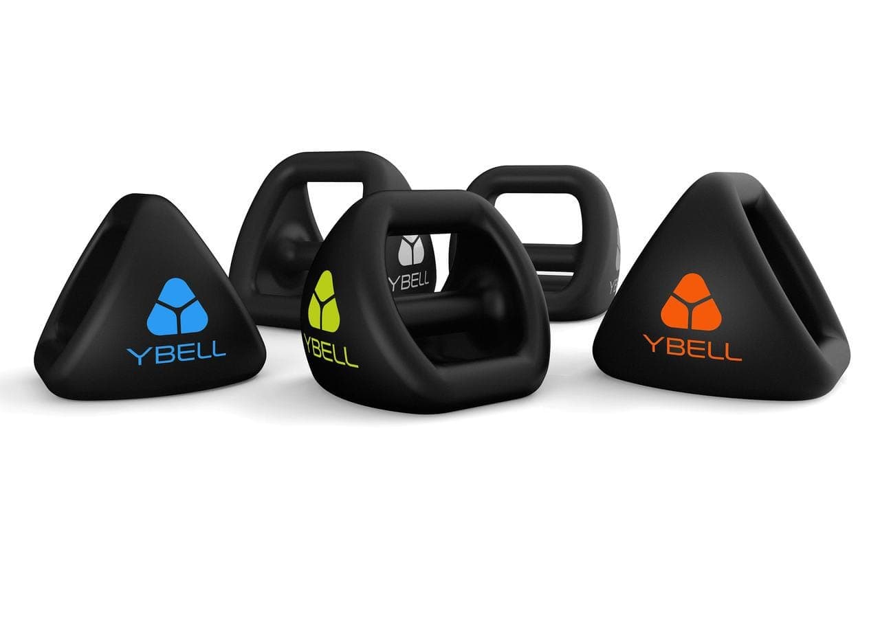 MeFitPro YBell Neo 4-in-1 Weight Set, Kettlebell, Dumbbell, Double Grip Med Ball & Push-Up Stand
