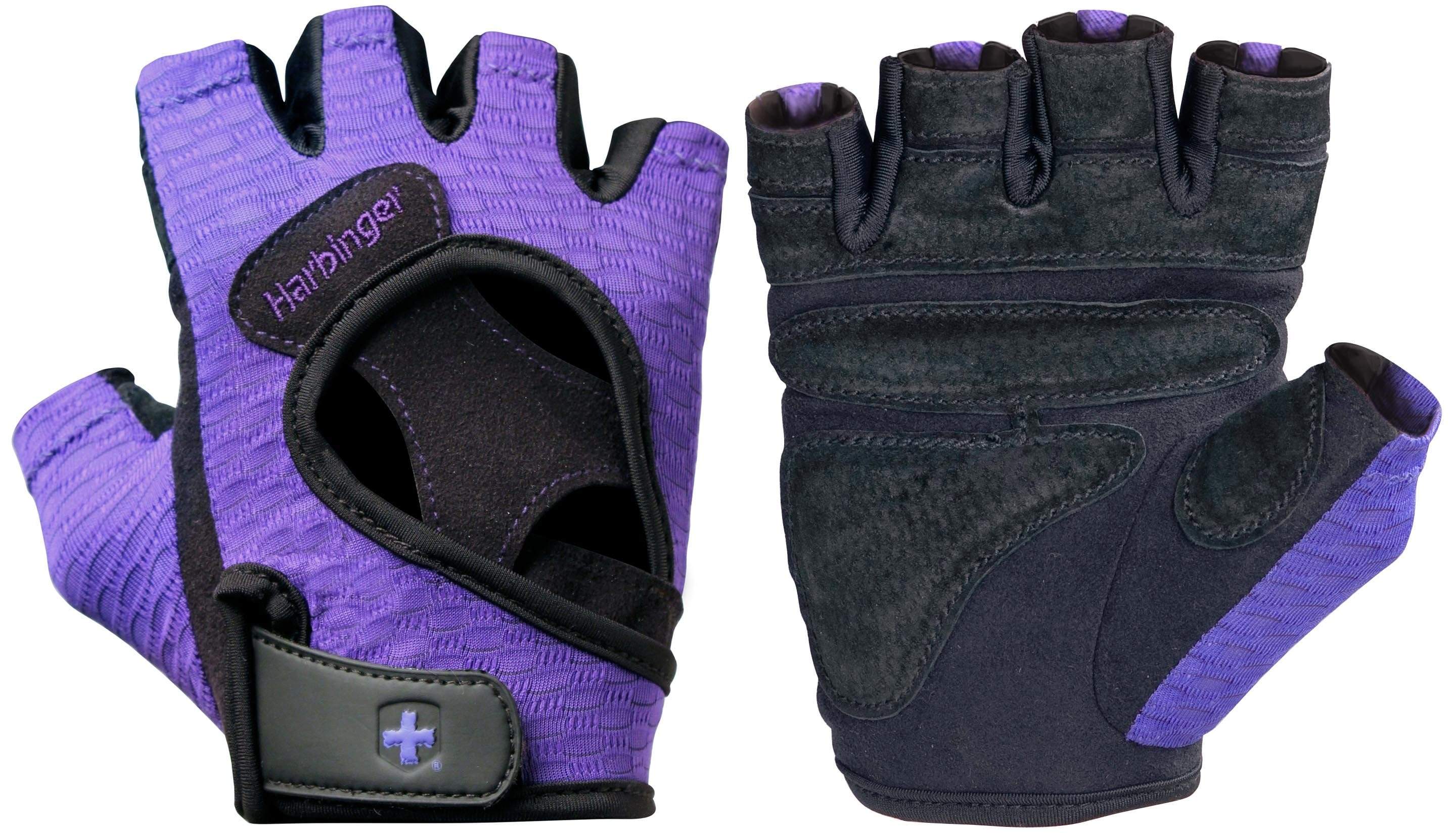 Harbinger Harbinger Women's FlexFit Glove, Black/Purple