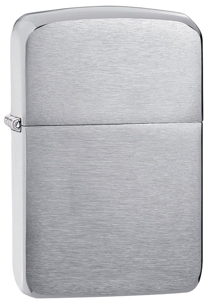 Zippo 1941 1941 Replica Brushed Chrome Windproof Lighter, Replica Model, Silver - OUTBACK